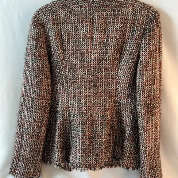 CHANEL multi color tweed blazer